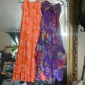 Three vintage summer dresses size S great condition